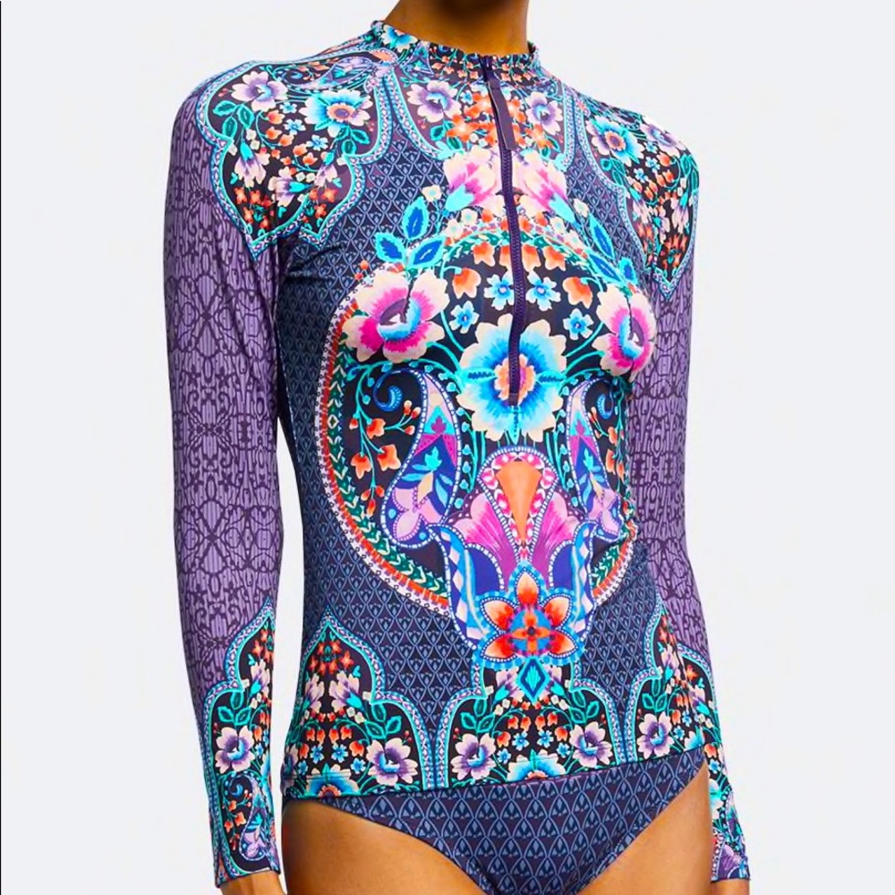 Johnny Was Swim Surf Shirt